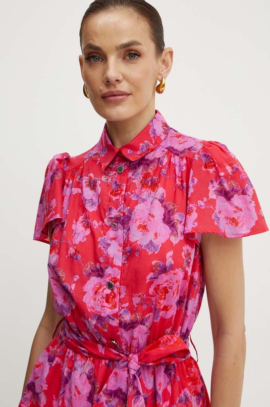 Morgan rochie din bumbac ROSEL.F roz ROSEL.F.MULTICO