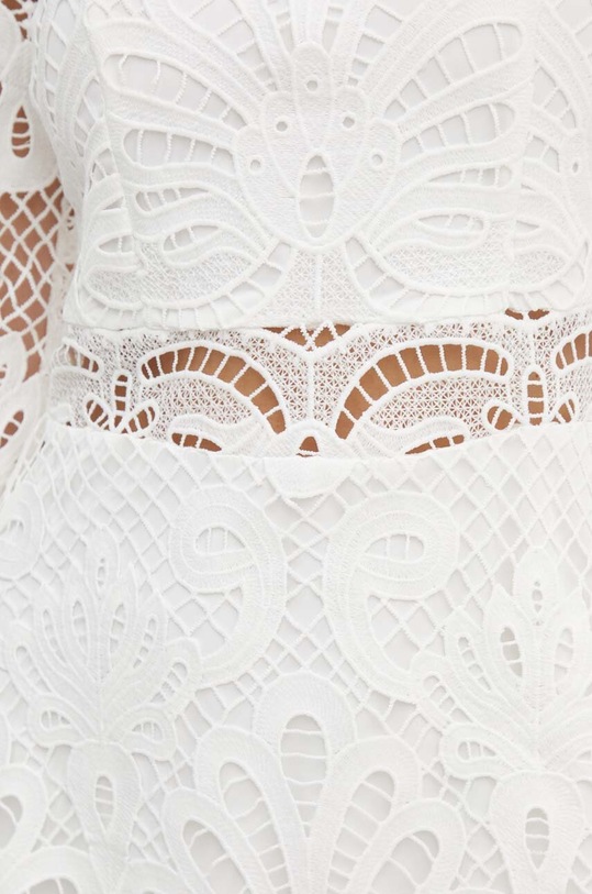 Morgan sukienka ROSLO ROSLO.OFF.WHITE biały