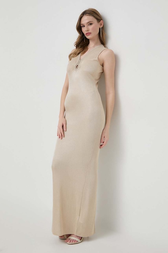 Marciano Guess vestito piccola impronta beige 4GGK90.5783Z