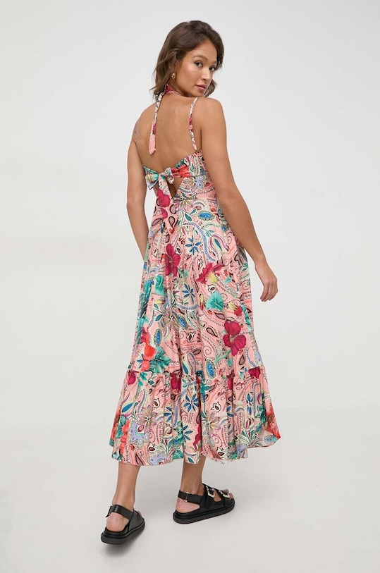 Bavlnené plážové šaty Marciano Guess AMAZONIA oranžová 4GGK37.9871Z