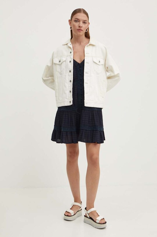 Φόρεμα Superdry W8011655A.98T σκούρο μπλε SS24