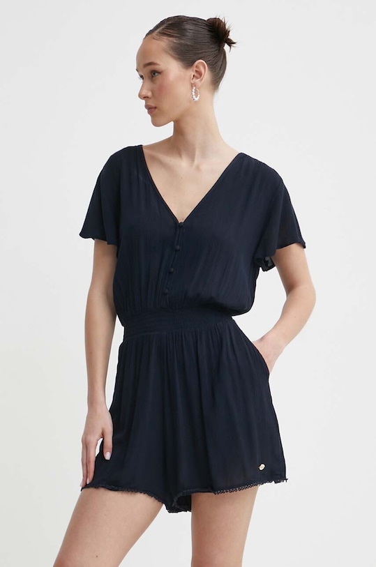 Overal Superdry viskóza tmavomodrá W8011667A.98T