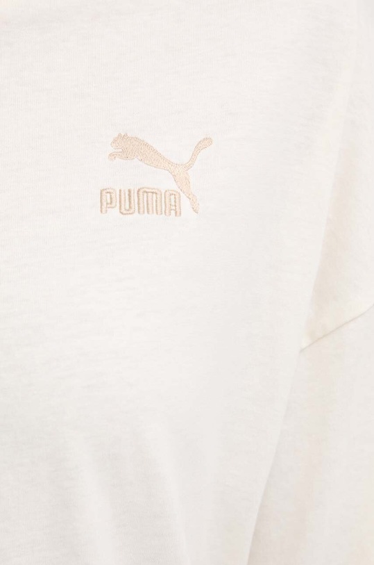 Βαμβακερό φόρεμα Puma BETTER CLASSIC 624232 μπεζ