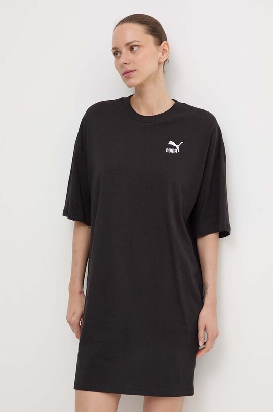 Бавовняна сукня Puma BETTER CLASSIC casual чорний 624232