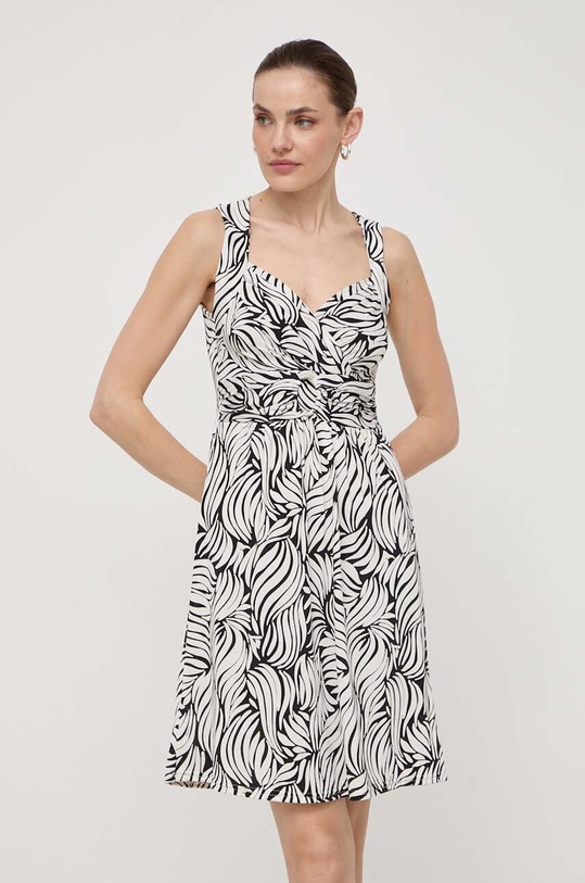 Morgan sukienka RDELTA wzorzyste biały RDELTA.MULTICO