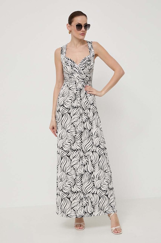 Morgan sukienka RDELTI wzorzyste biały RDELTI.MULTICO