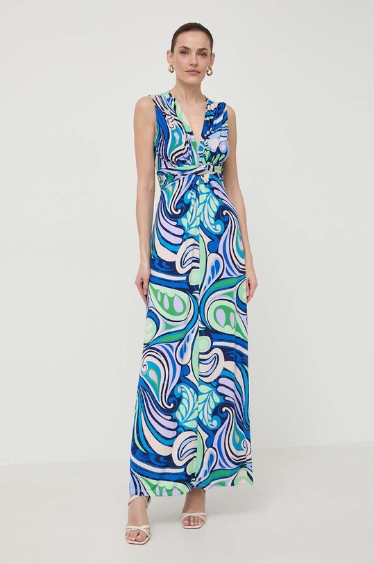 Morgan sukienka RETISA RETISA.MULTICO niebieski SS24