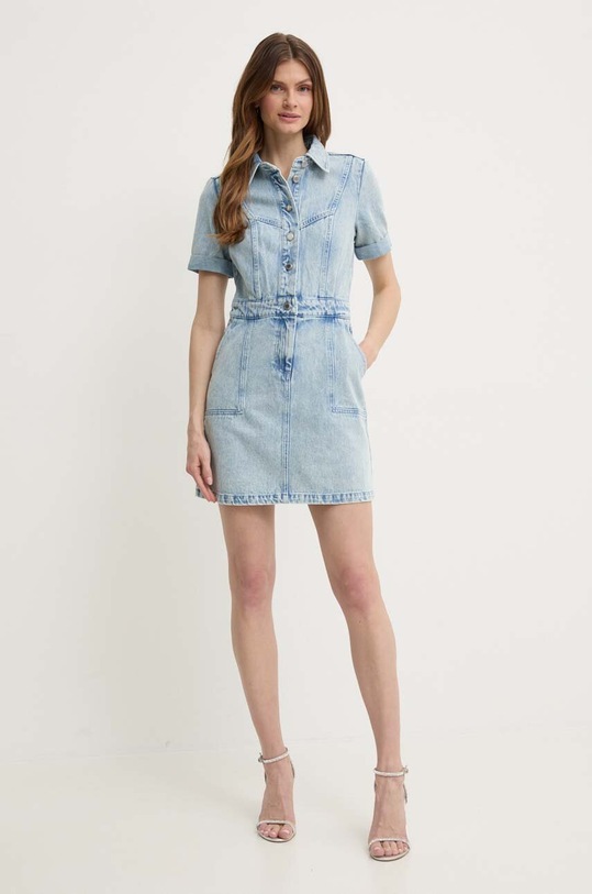 Morgan sukienka jeansowa RGLORY RGLORY.BLEACH niebieski SS24