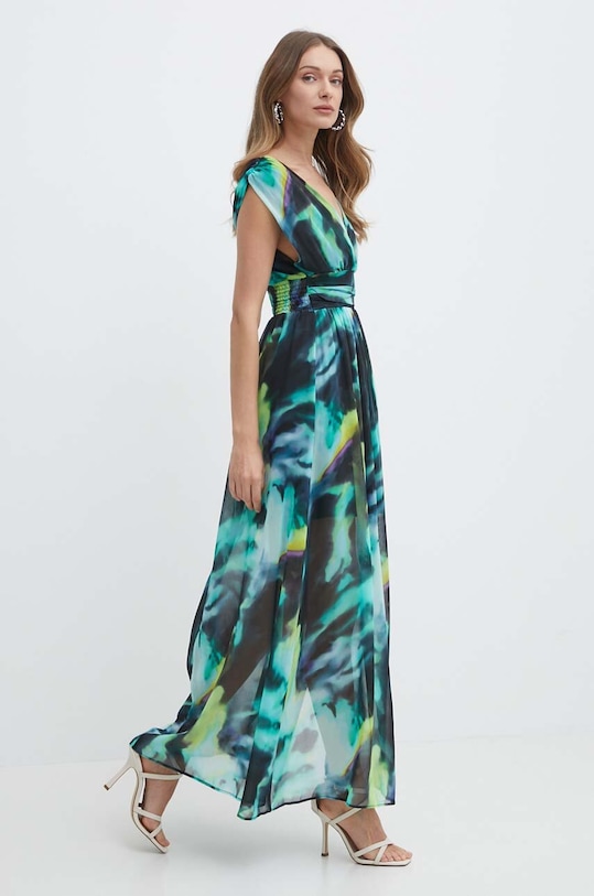 Morgan sukienka RLIZO.F rozkloszowany czarny RLIZO.F.MULTICO