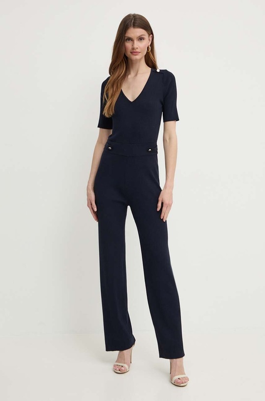 Overal Morgan RMFLORA pletenina tmavomodrá RMFLORA.MARINE