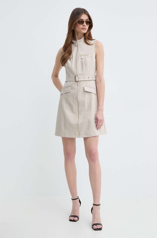 Morgan sukienka ROMEA ROMEA.LIN beżowy SS24