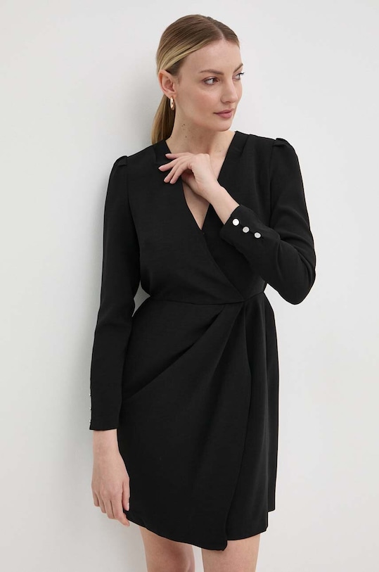 Morgan rochie RQUERI mini negru RQUERI.NOIR