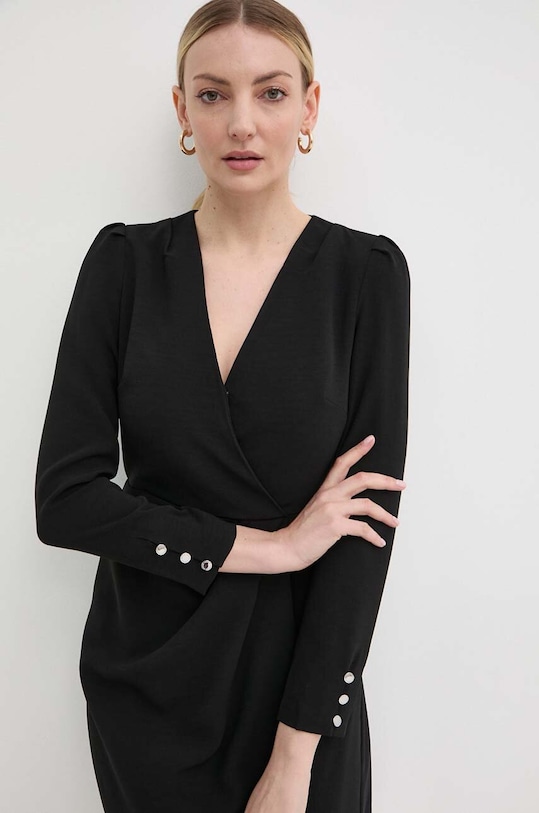 Morgan rochie RQUERI negru RQUERI.NOIR