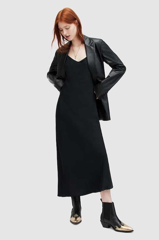 AllSaints sukienka Bryony czarny WD646Z