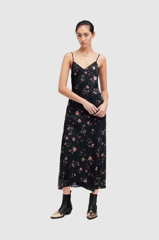 Сукня AllSaints Bryony Tanana візерунок чорний W158DA