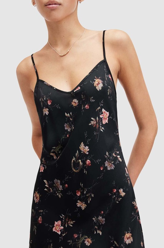 AllSaints vestito Bryony Tanana W158DA nero SS24