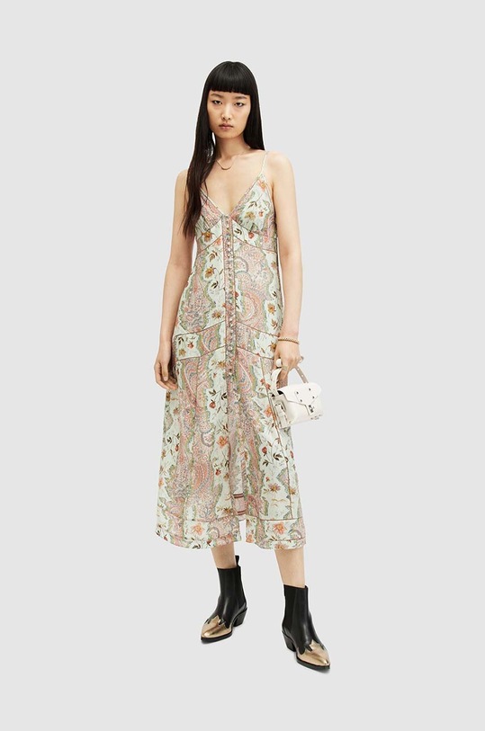 Φόρεμα AllSaints Dahlia Cascade πολύχρωμο WD536Z