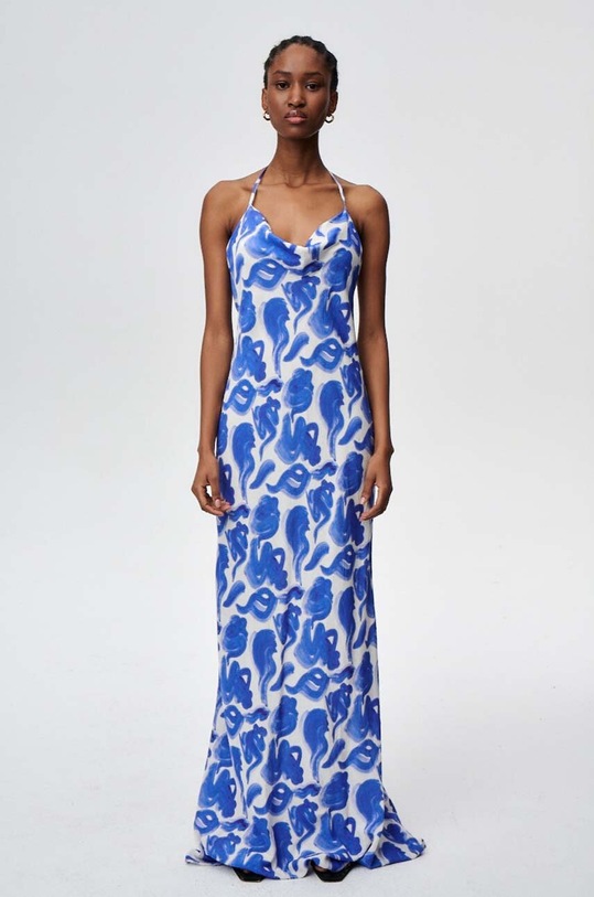 Ľanové šaty Undress Code Volare tyrkysová 636.