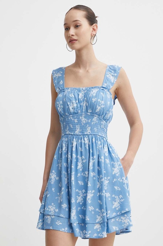 Φόρεμα Hollister Co. με μοτίβο μπλε KI359.4058.201