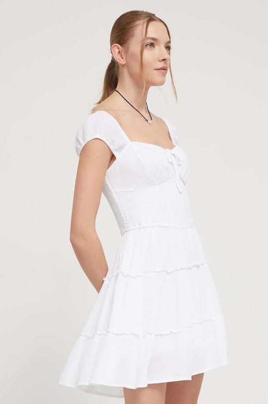 Haljina Hollister Co. bez uzorka bijela KI359.4077.100