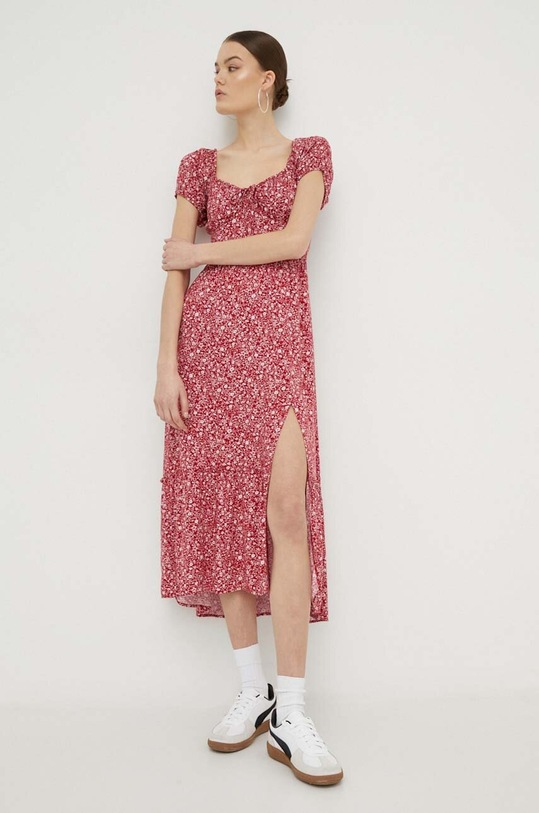 Ρούχα Φόρεμα Hollister Co. KI359.4143.501 κόκκινο