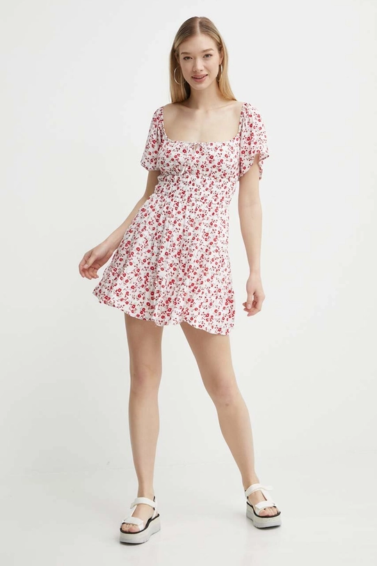 Hollister Co. rochie KI359.4158.109 alb SS24