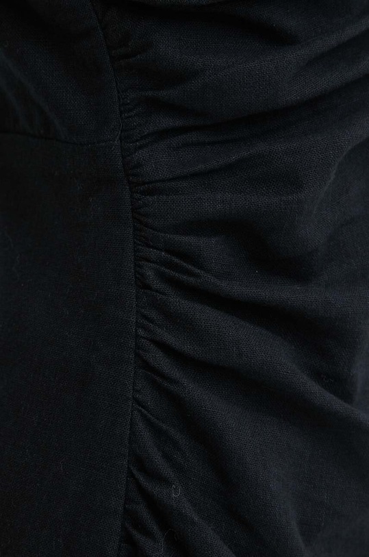 Abercrombie & Fitch sukienka lniana KI159.4022.900 czarny