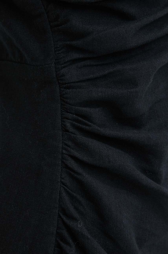 Abercrombie & Fitch sukienka lniana KI159.4022.900 czarny