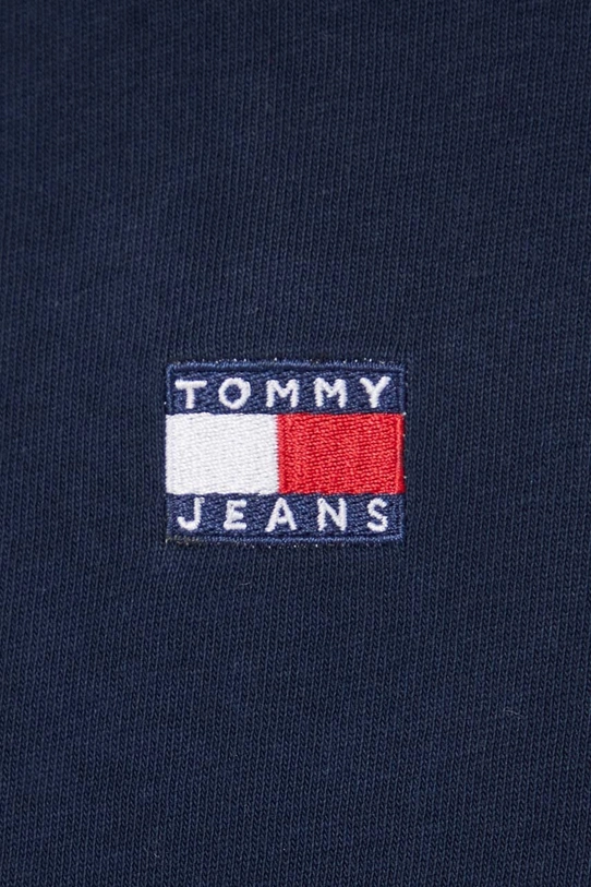 Pamučna haljina Tommy Jeans DW0DW18145 mornarsko plava