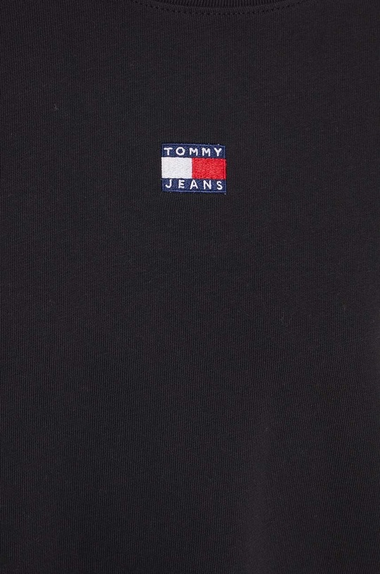 Βαμβακερό φόρεμα Tommy Jeans DW0DW18145 μαύρο