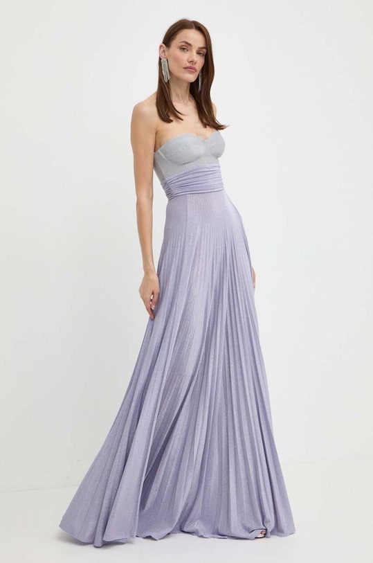 Šaty Elisabetta Franchi fialová AB62942E2