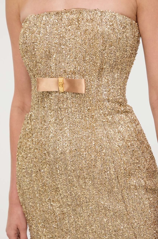 Elisabetta Franchi sukienka AB64042E2 złoty