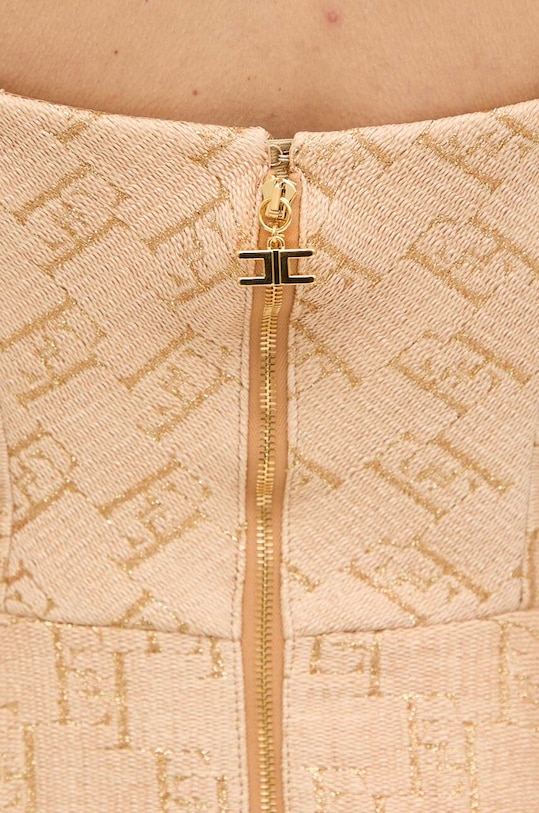 Elisabetta Franchi sukienka AB64142E2 beżowy