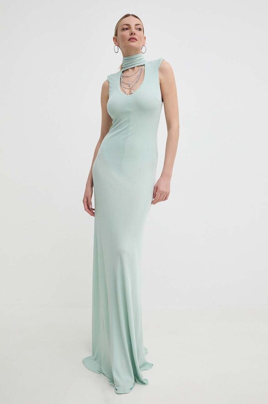 Elisabetta Franchi rochie AB64742E2 verde SS24