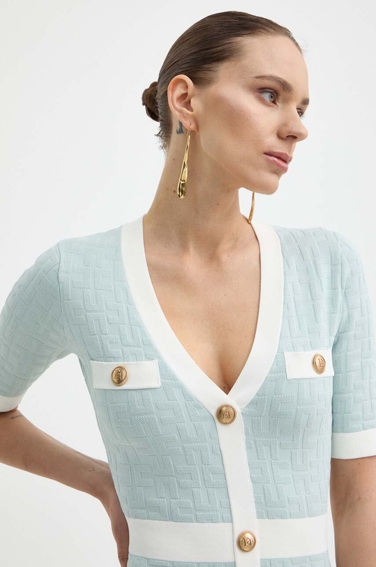 Elisabetta Franchi sukienka zielony AM81B42E2