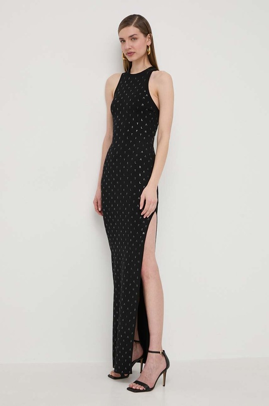 Elisabetta Franchi rochie maxi negru AM40B42E2