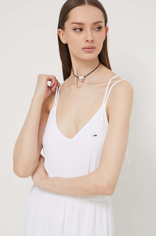 Φόρεμα Tommy Jeans λευκό DW0DW17936