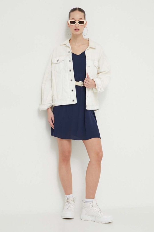 Šaty Tommy Jeans DW0DW17936 námořnická modř SS24