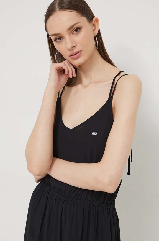 Ρούχα Φόρεμα Tommy Jeans DW0DW17936 μαύρο