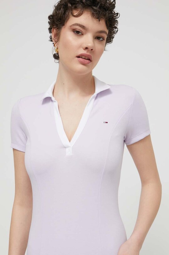 Îmbrăcăminte Tommy Jeans rochie DW0DW17937 violet
