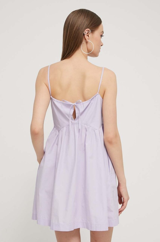 Odjeća Pamučna haljina Tommy Jeans DW0DW17940 ljubičasta