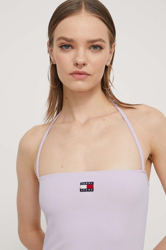 Сукня Tommy Jeans фіолетовий DW0DW17942