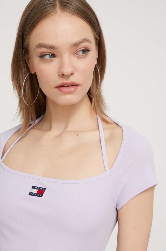 Tommy Jeans rochie violet DW0DW17943