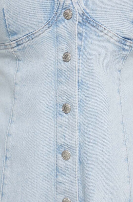 Džínové šaty Tommy Jeans DW0DW17966 modrá
