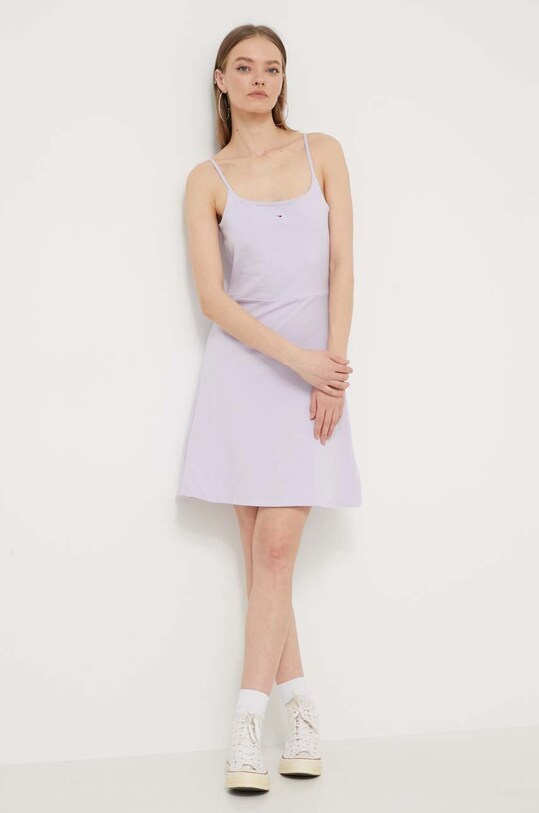 Tommy Jeans rochie DW0DW17988 violet SS24