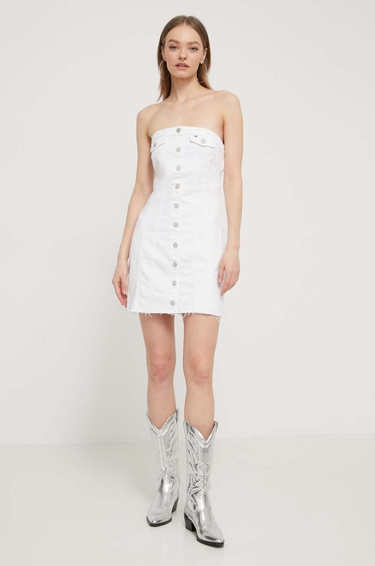 Джинсовое платье Tommy Jeans DW0DW18118 белый SS24