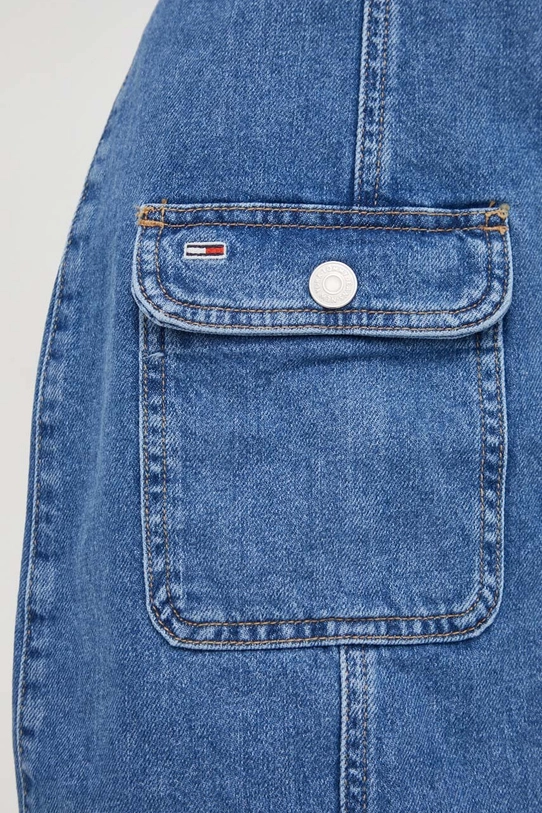 Rifľové šaty Tommy Jeans DW0DW17682 modrá