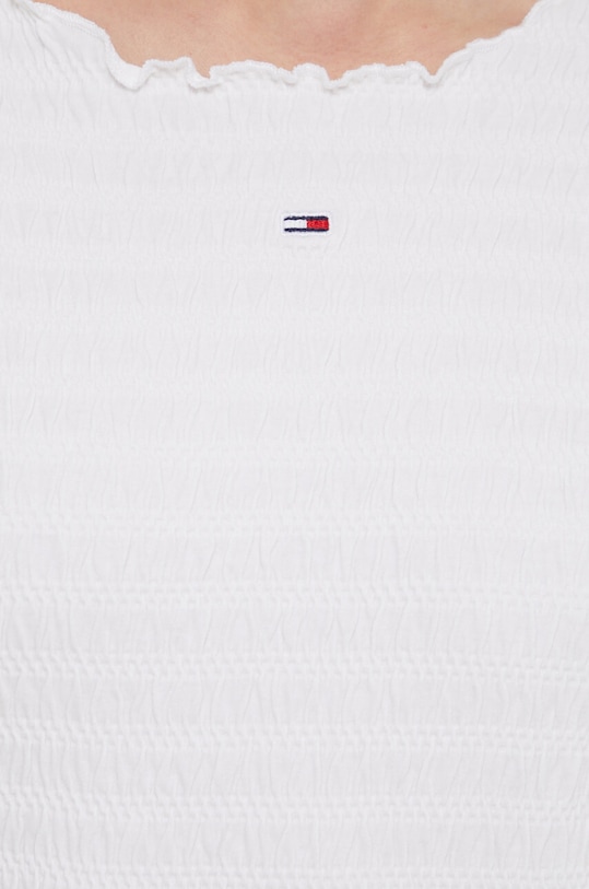 Tommy Jeans rochie DW0DW17927 alb