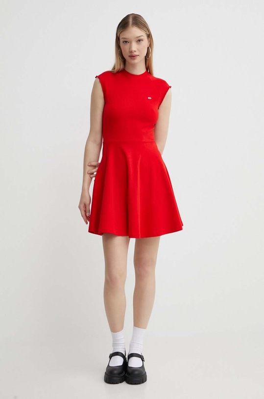 Tommy Jeans ruha DW0DW17928 piros SS24