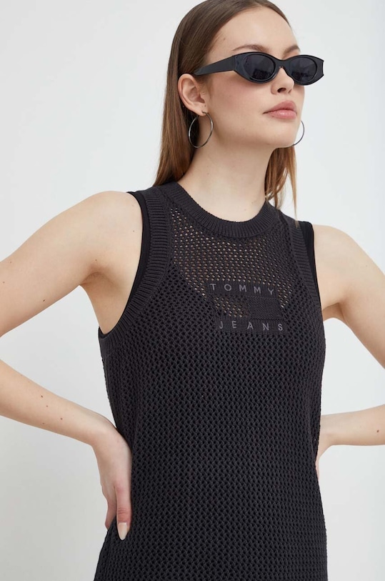 Tommy Jeans sukienka czarny DW0DW17930